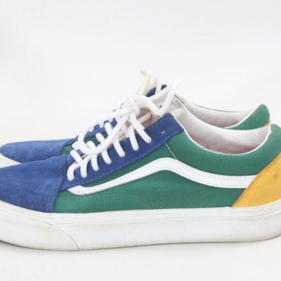 Vans Off The Wall Yacht Club Old Skool Skate Low Sneakers  EUC W9/M7.5 - Picture 1 of 9